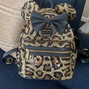 Loungefly animal cheetah print backpack